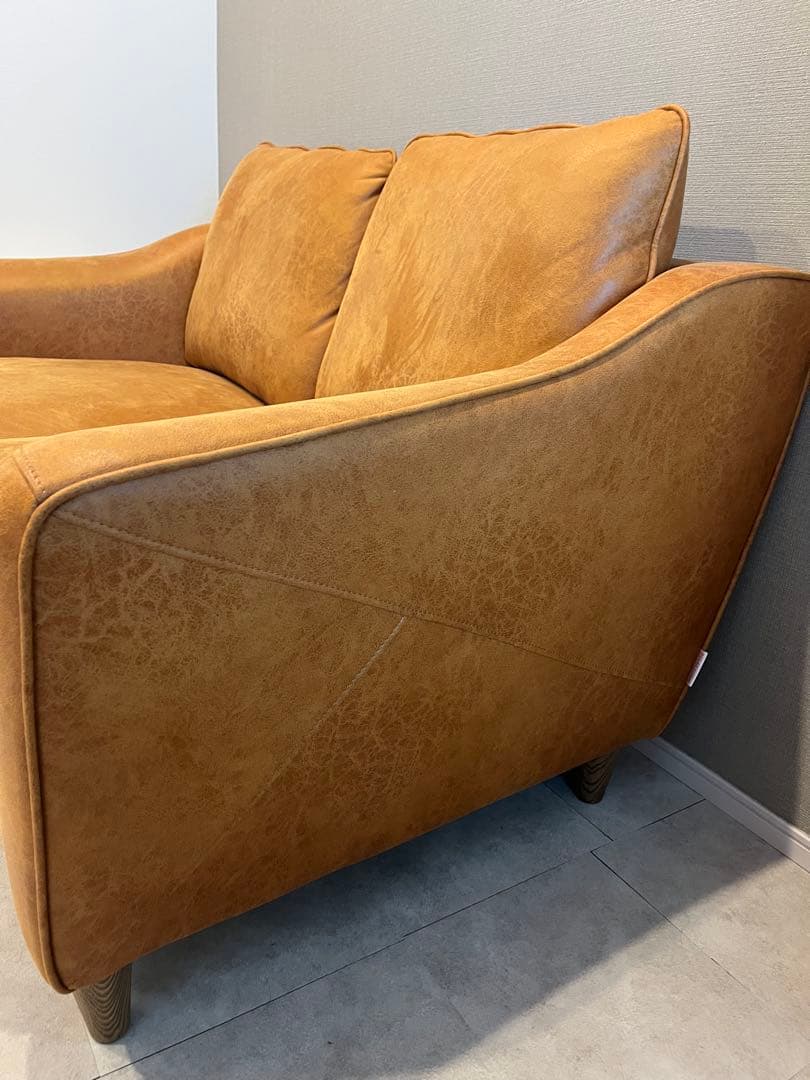 【美品】クラッシュゲート　カスクソファ　2人掛け