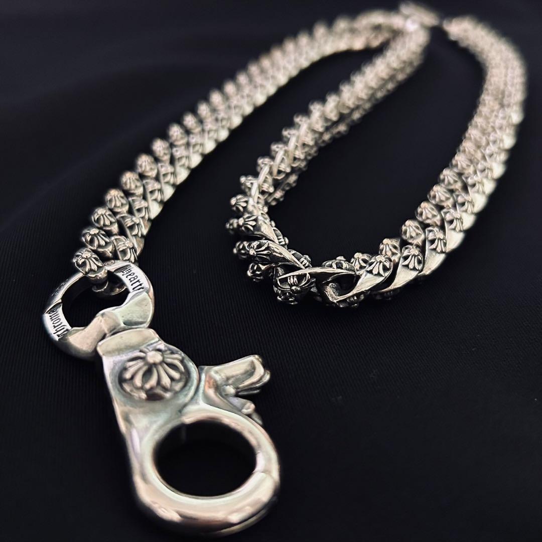 シルバー925 150g タイニー ウォレットチェーン 60cm