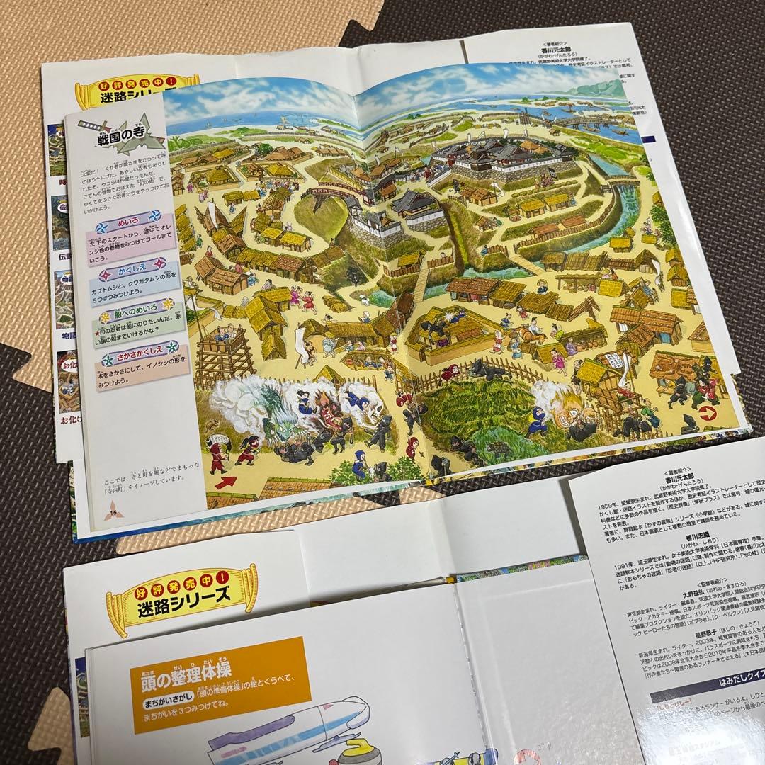 動物の迷路、水の国、お化け、おもちゃ、忍者、スポーツ、恐竜、無人島、地獄　計9点