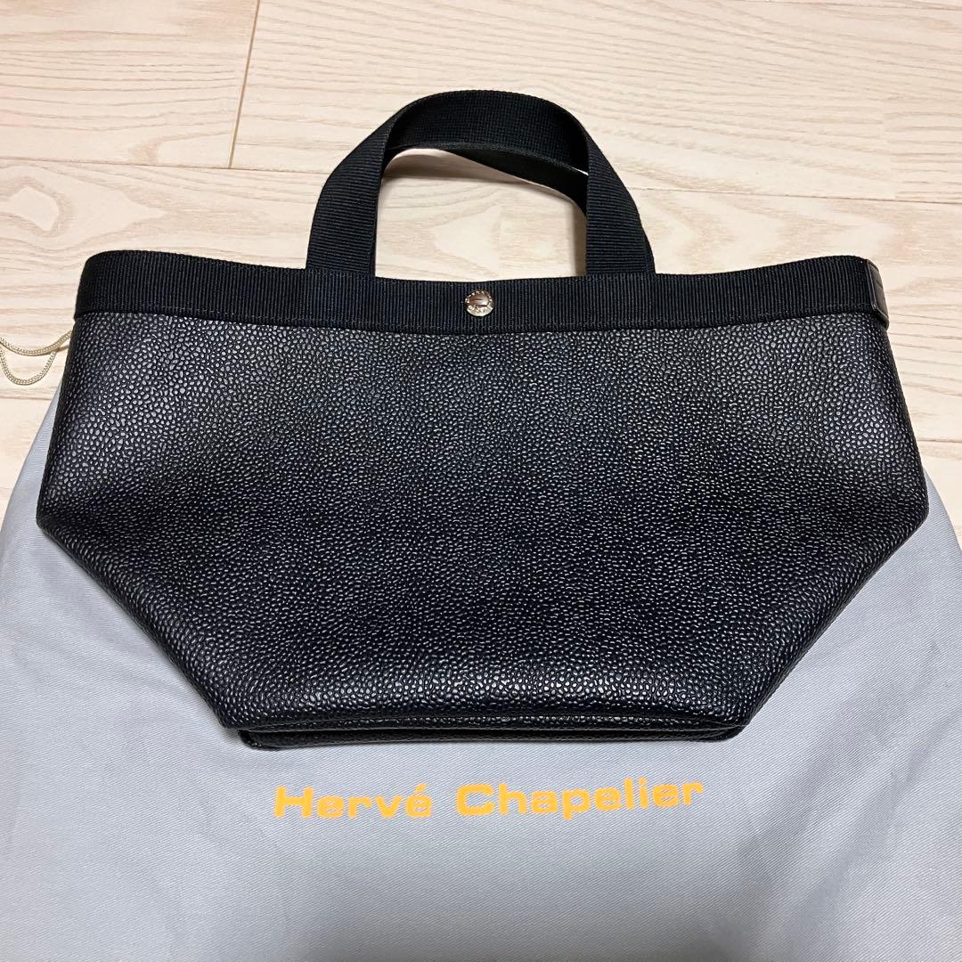 【専用】エルベシャプリエ　707GP ノワール　黒　Mサイズ　舟型　グリーンタグ