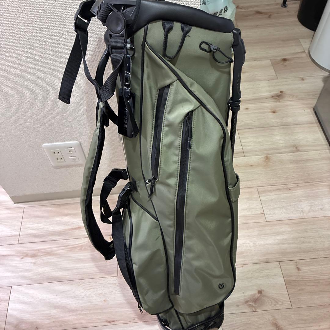 Vessel カーキキャディバッグ