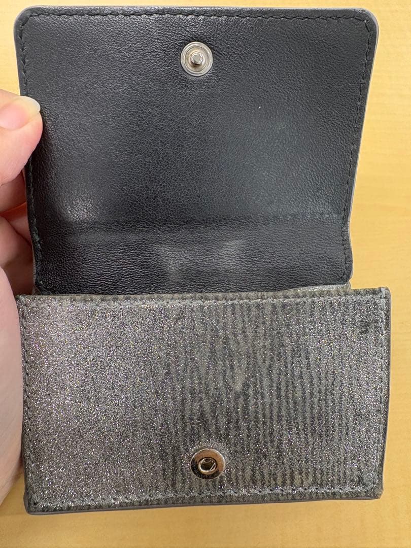 BALENCIAGA バレンシアガ　グリッター　ラメ　ミニ財布