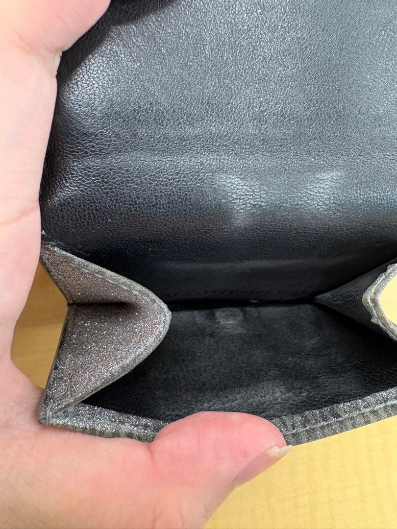 BALENCIAGA バレンシアガ　グリッター　ラメ　ミニ財布