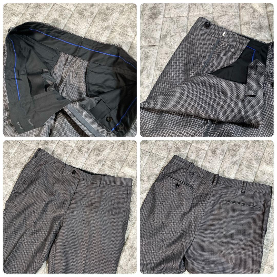 Yum!グローバルスタイル　スリーピース　カイザーモデル　総柄　シルク混