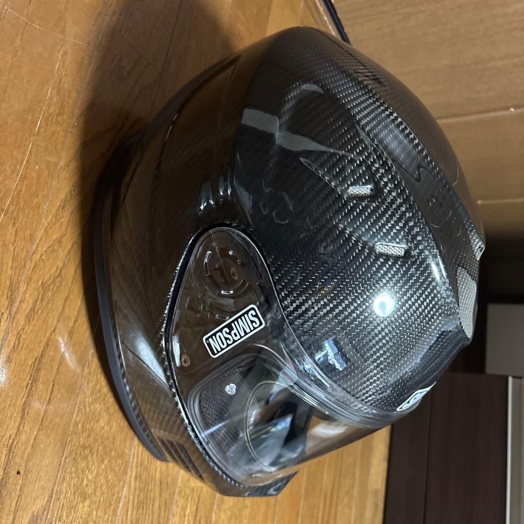 SIMPSON カーボンファイバー フルフェイスヘルメット