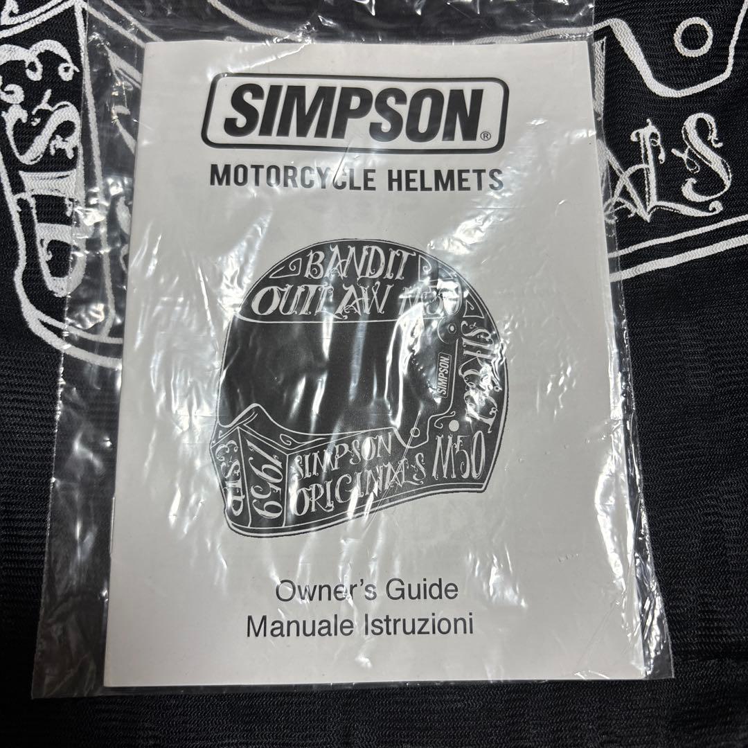 SIMPSON カーボンファイバー フルフェイスヘルメット