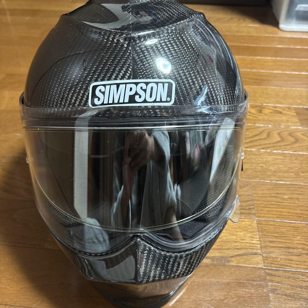 SIMPSON カーボンファイバー フルフェイスヘルメット
