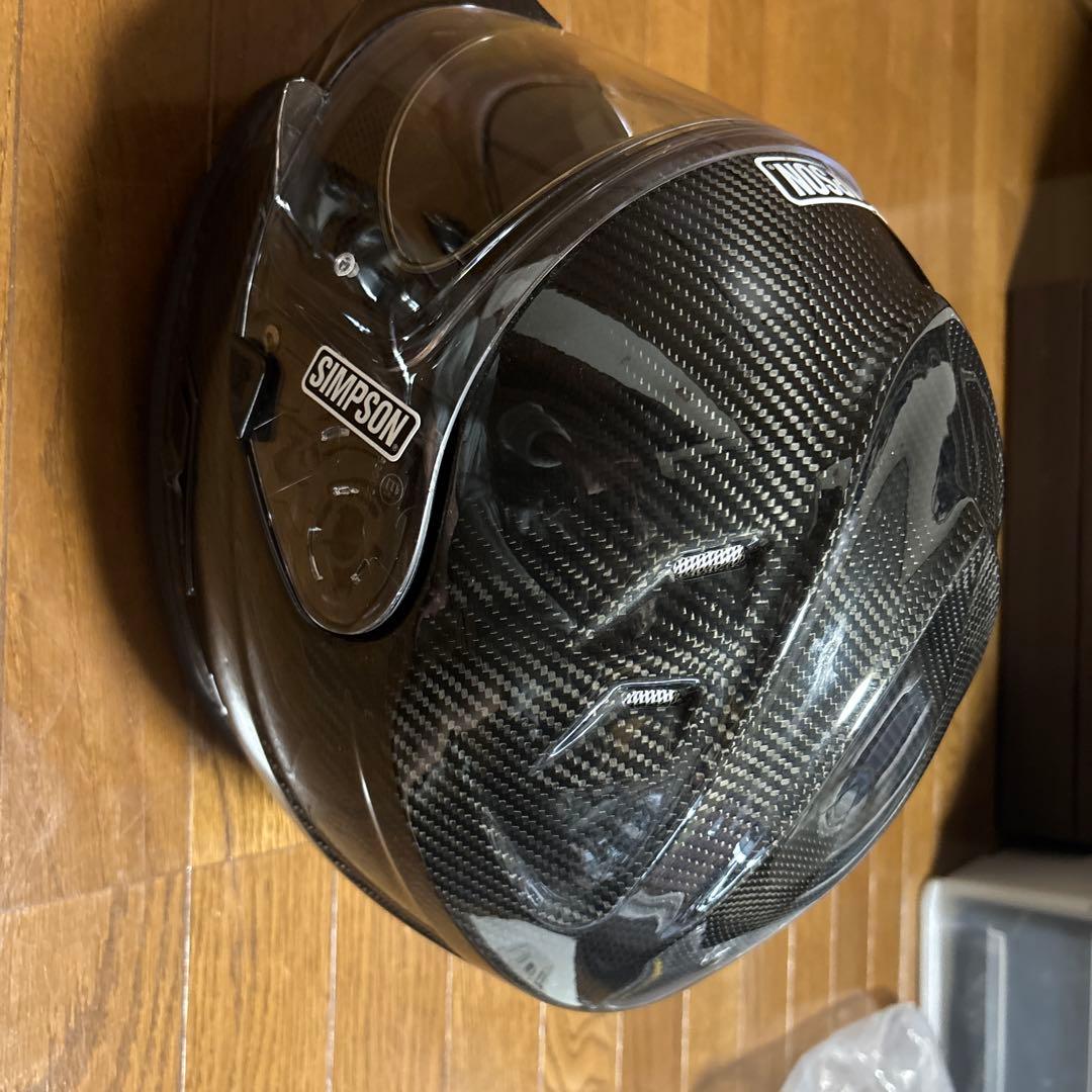 SIMPSON カーボンファイバー フルフェイスヘルメット