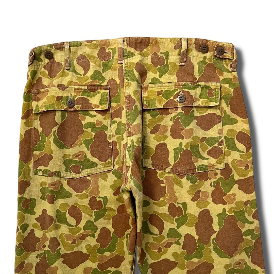 Pherrows ダックハンター カモ ベイカー ファティーグ パンツ 34