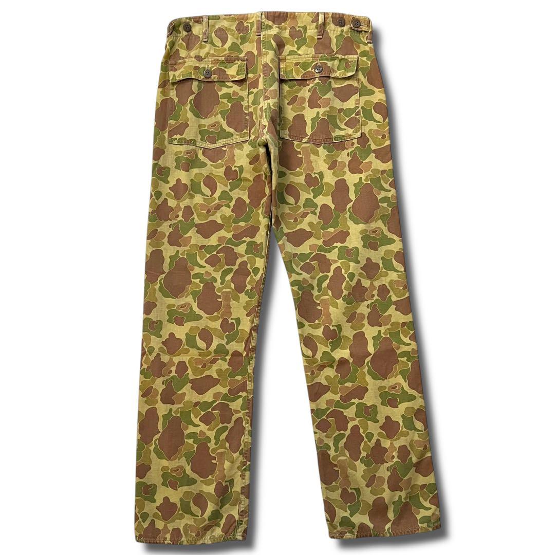 Pherrows ダックハンター カモ ベイカー ファティーグ パンツ 34