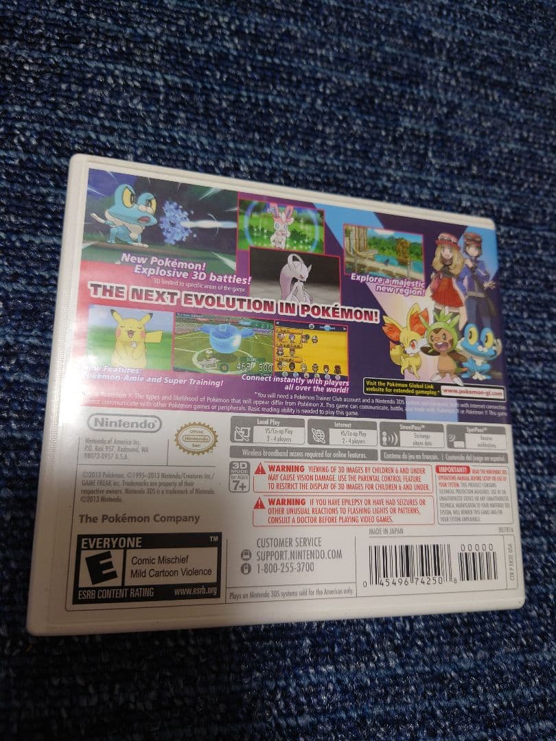 北米版 ポケットモンスターY POKEMON Y ポケモン 海外版