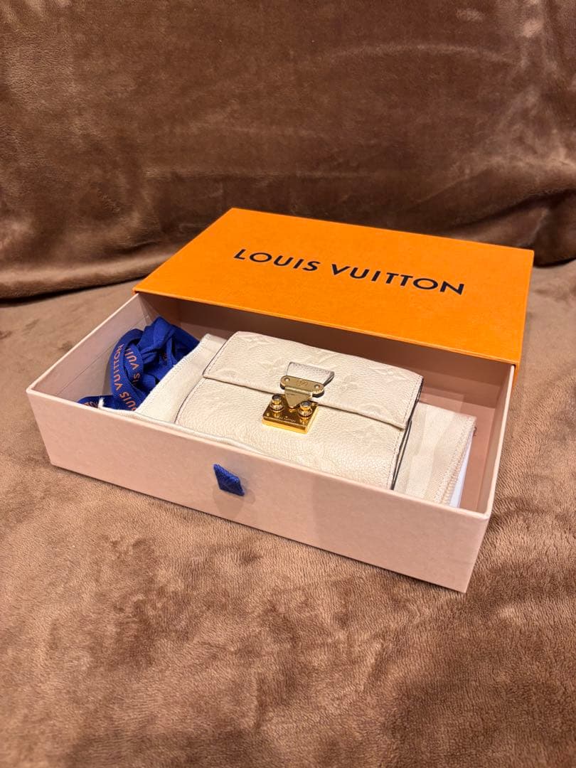 【Louis Vuitton】三つ折り財布 ホワイト