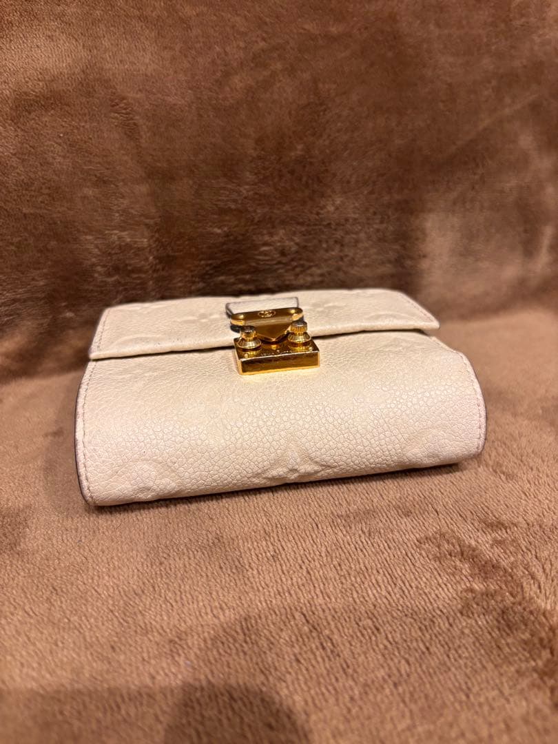 【Louis Vuitton】三つ折り財布 ホワイト