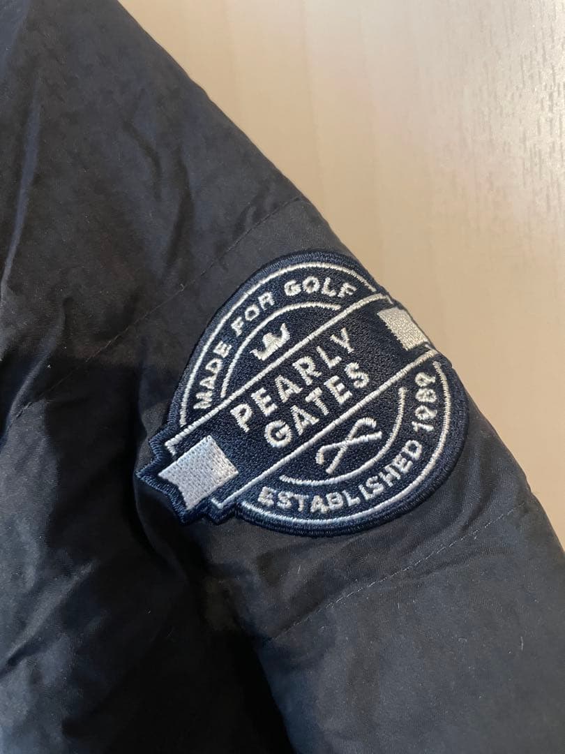 パーリーゲイツ 2way ダウンジャケット ダウンベスト 黒 サイズ0