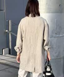 定価5.3万 新品AP STUDIOリネンミックスライトジャケット36ベージュ