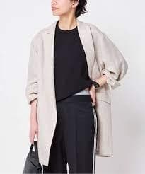 定価5.3万 新品AP STUDIOリネンミックスライトジャケット36ベージュ