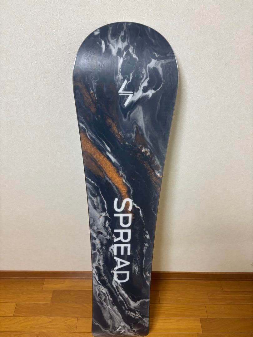 SPREAD bx-f スノーボード ブラック/マーブル