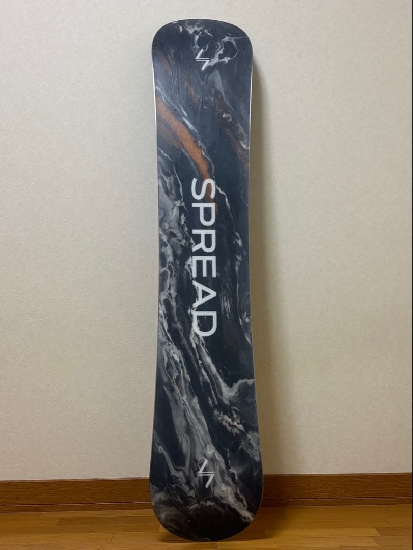 SPREAD bx-f スノーボード ブラック/マーブル
