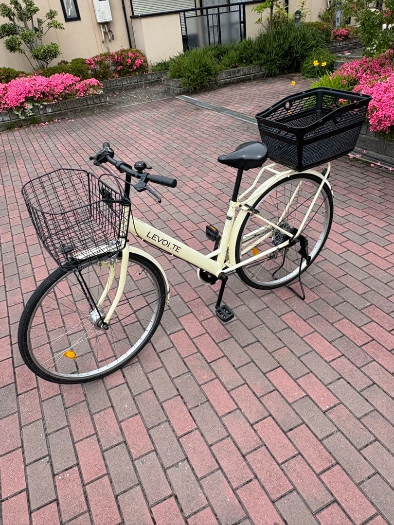 前後籠付きオートライト変速付軽快車 (27㌅)お引取りでも？配達でも？可能です。