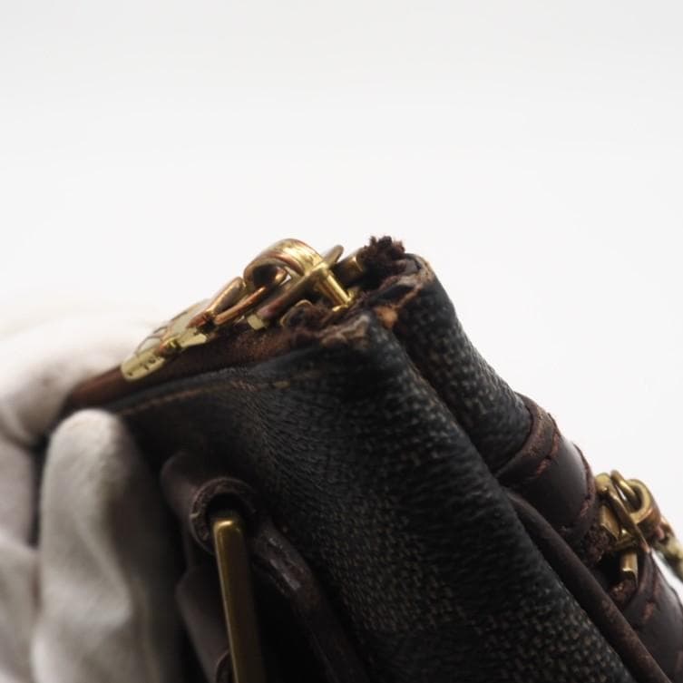 LOUIS VUITTON ショルダーバッグ ポシェット ボスフォール ブラウン