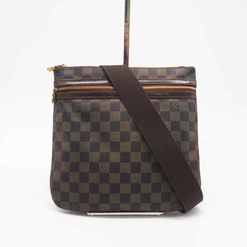LOUIS VUITTON ショルダーバッグ ポシェット ボスフォール ブラウン