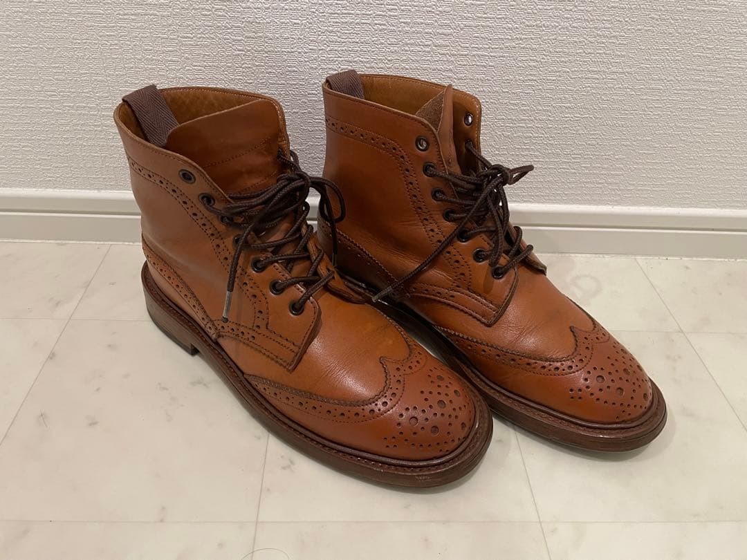 k*u様 Tricker's トリッカーズ　カントリーブローグブーツ（Malto