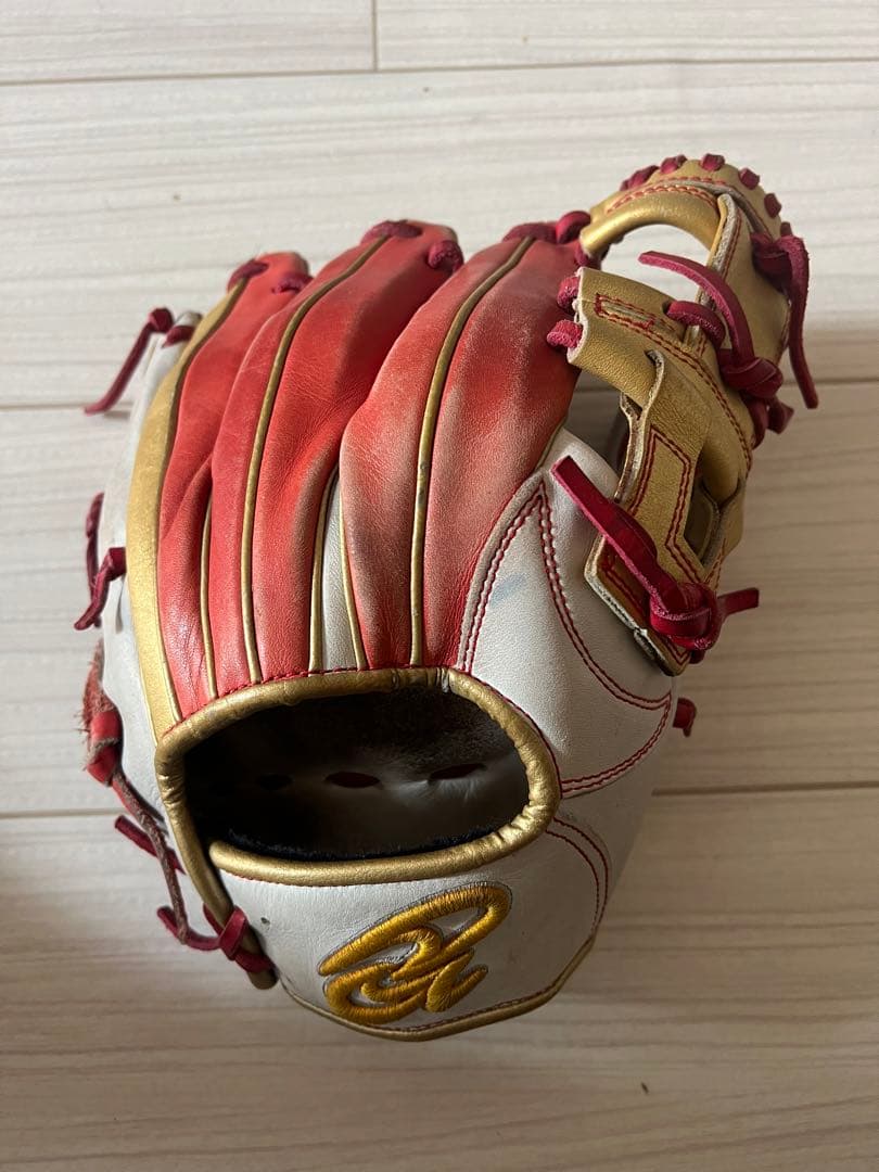 Donaiya 軟式グローブ レッド/ホワイト