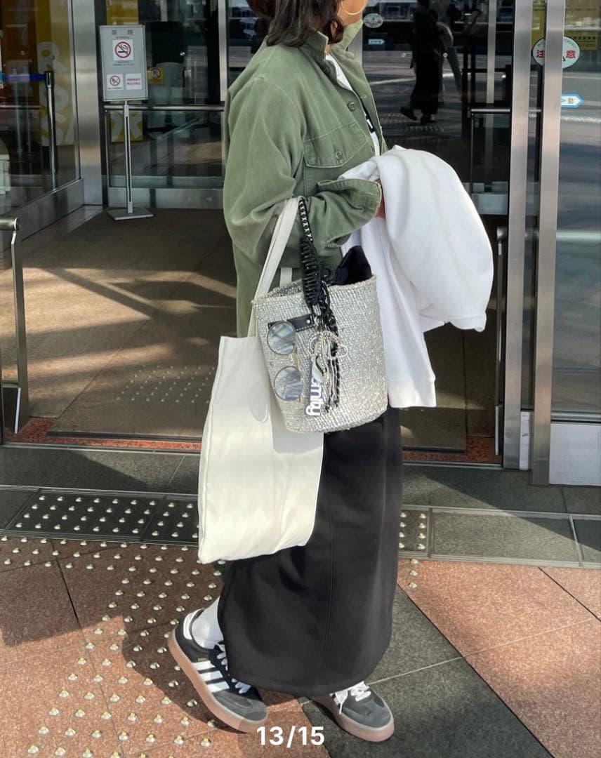 meongblue シルバー バッグ