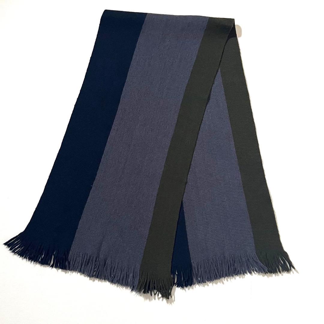 【80s】コムデギャルソンオム　マフラー　デカオム　トリコロール　アーカイブ