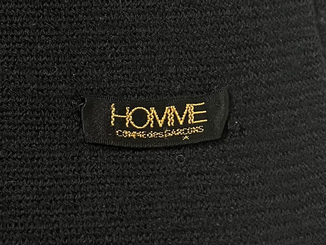 【80s】コムデギャルソンオム　マフラー　デカオム　トリコロール　アーカイブ