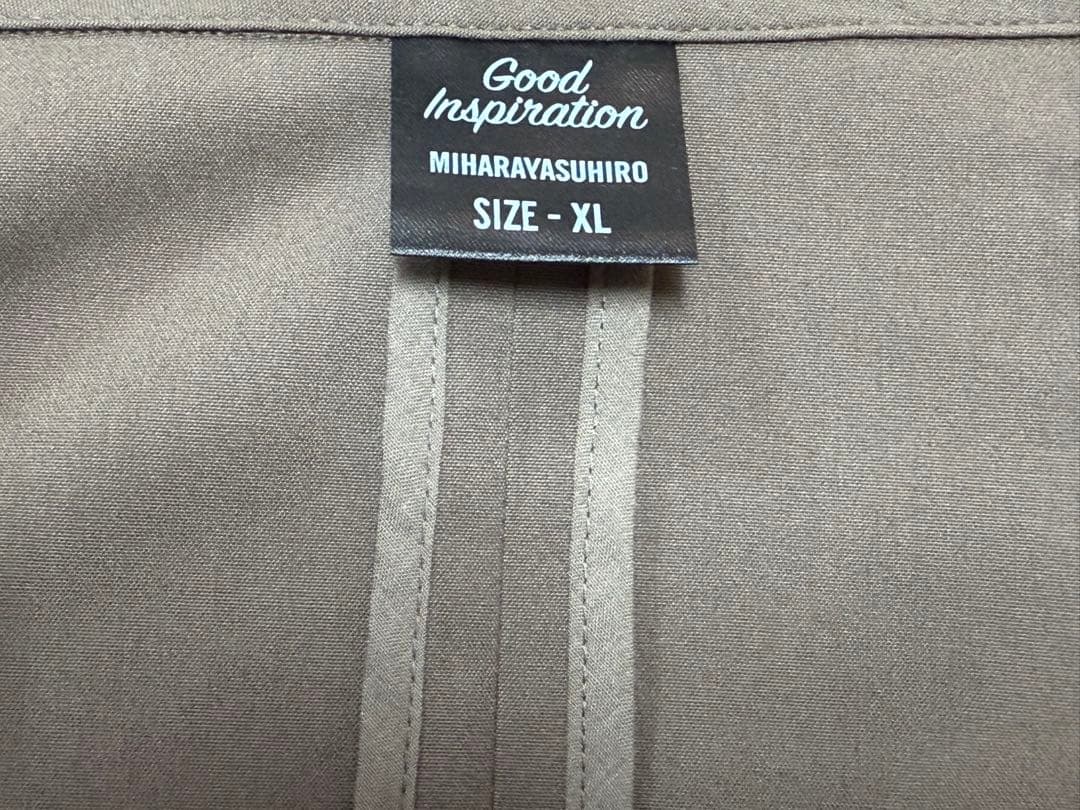 新品未使用【GU×ミハラヤスヒロ】ノーカラーセットアップ ベージュ XL