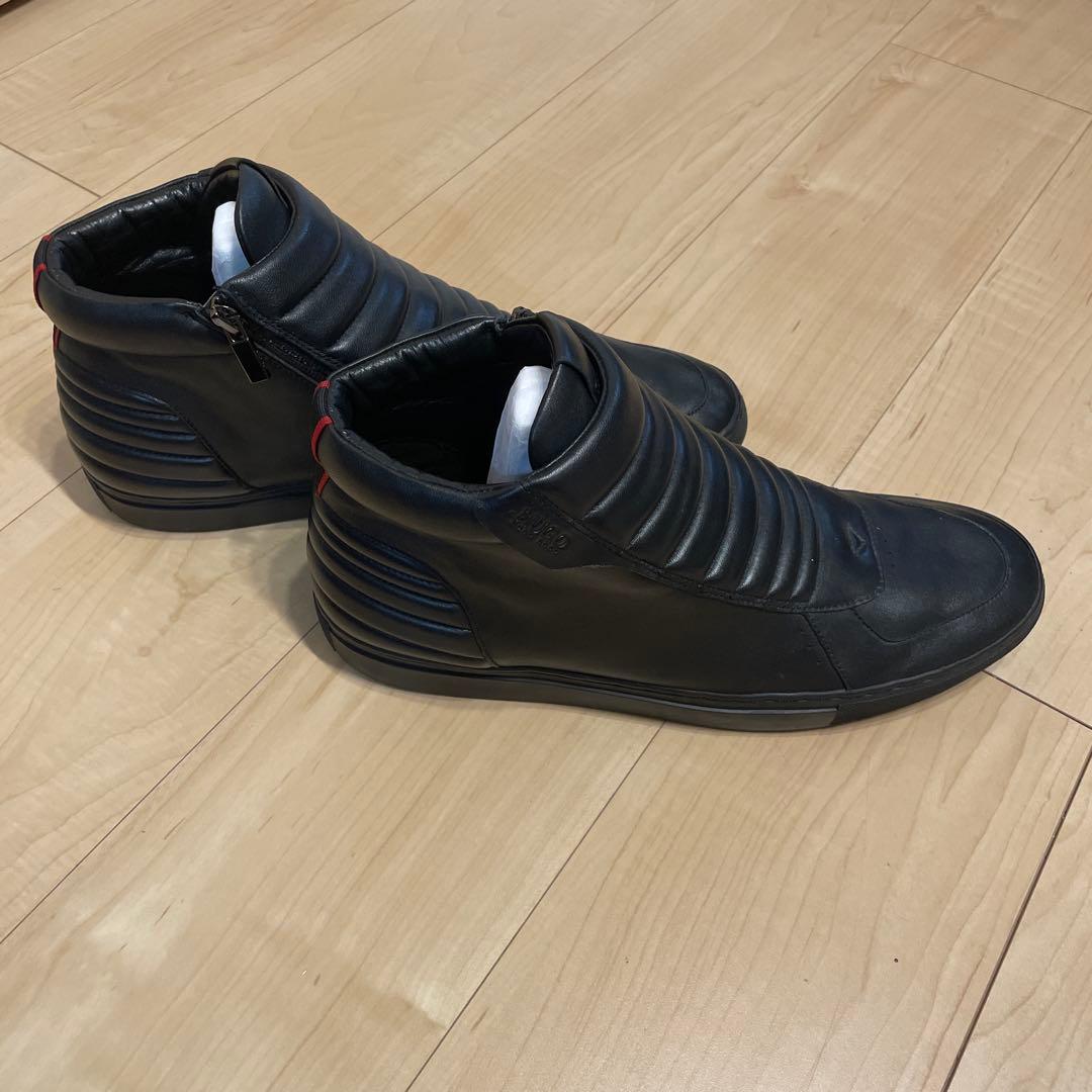 り*き様 HUGO BOSS レザースニーカー　EU44 US11