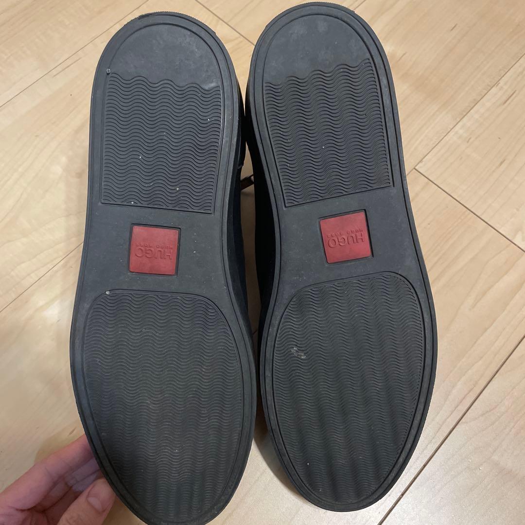 り*き様 HUGO BOSS レザースニーカー　EU44 US11