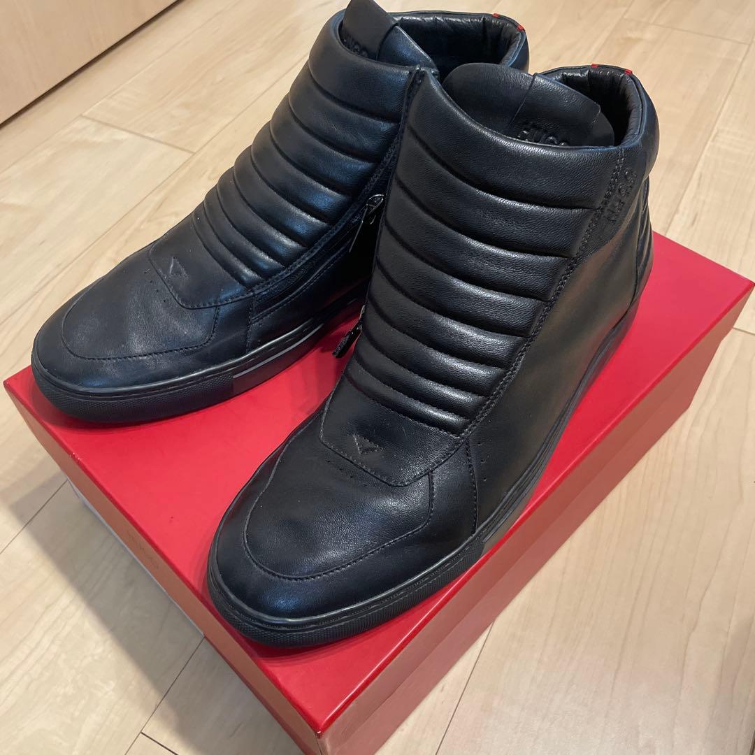 り*き様 HUGO BOSS レザースニーカー　EU44 US11