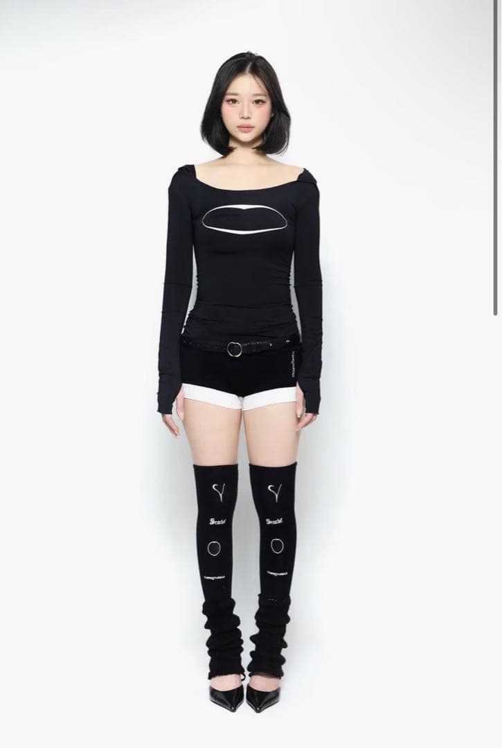 パンツ THEREDTHREAD S logo knit pants micro