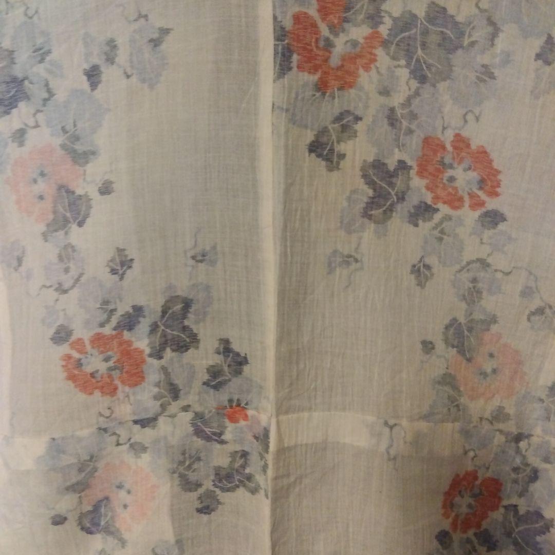 越後上布　小千谷ちぢみ　本麻　着物　着用可　リメイク　素材