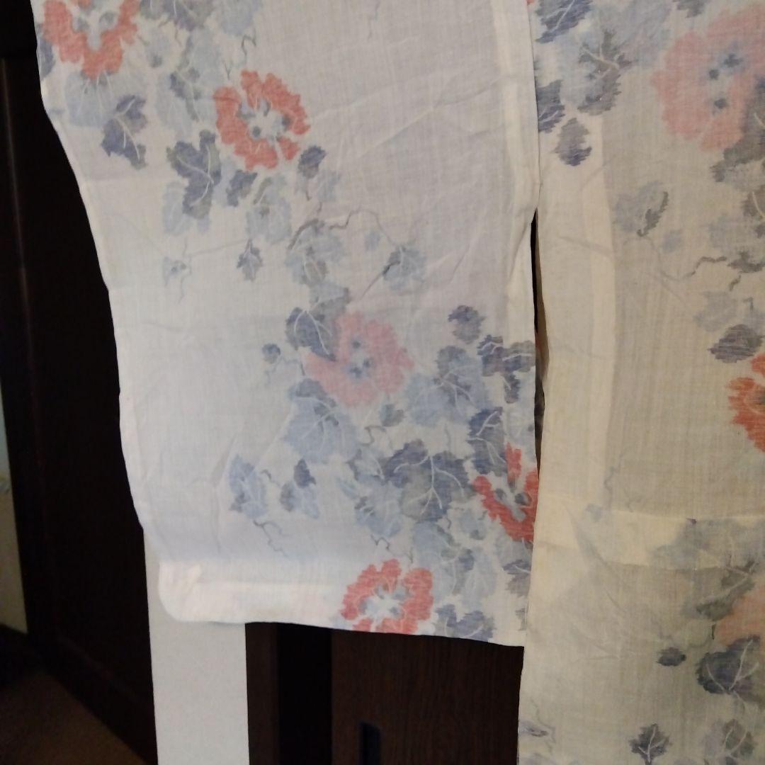 越後上布　小千谷ちぢみ　本麻　着物　着用可　リメイク　素材