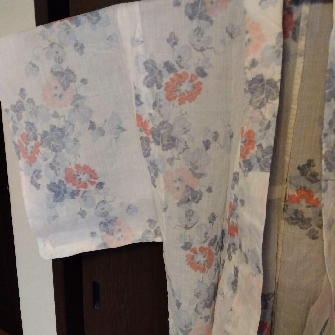 越後上布　小千谷ちぢみ　本麻　着物　着用可　リメイク　素材