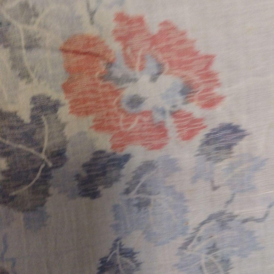 越後上布　小千谷ちぢみ　本麻　着物　着用可　リメイク　素材