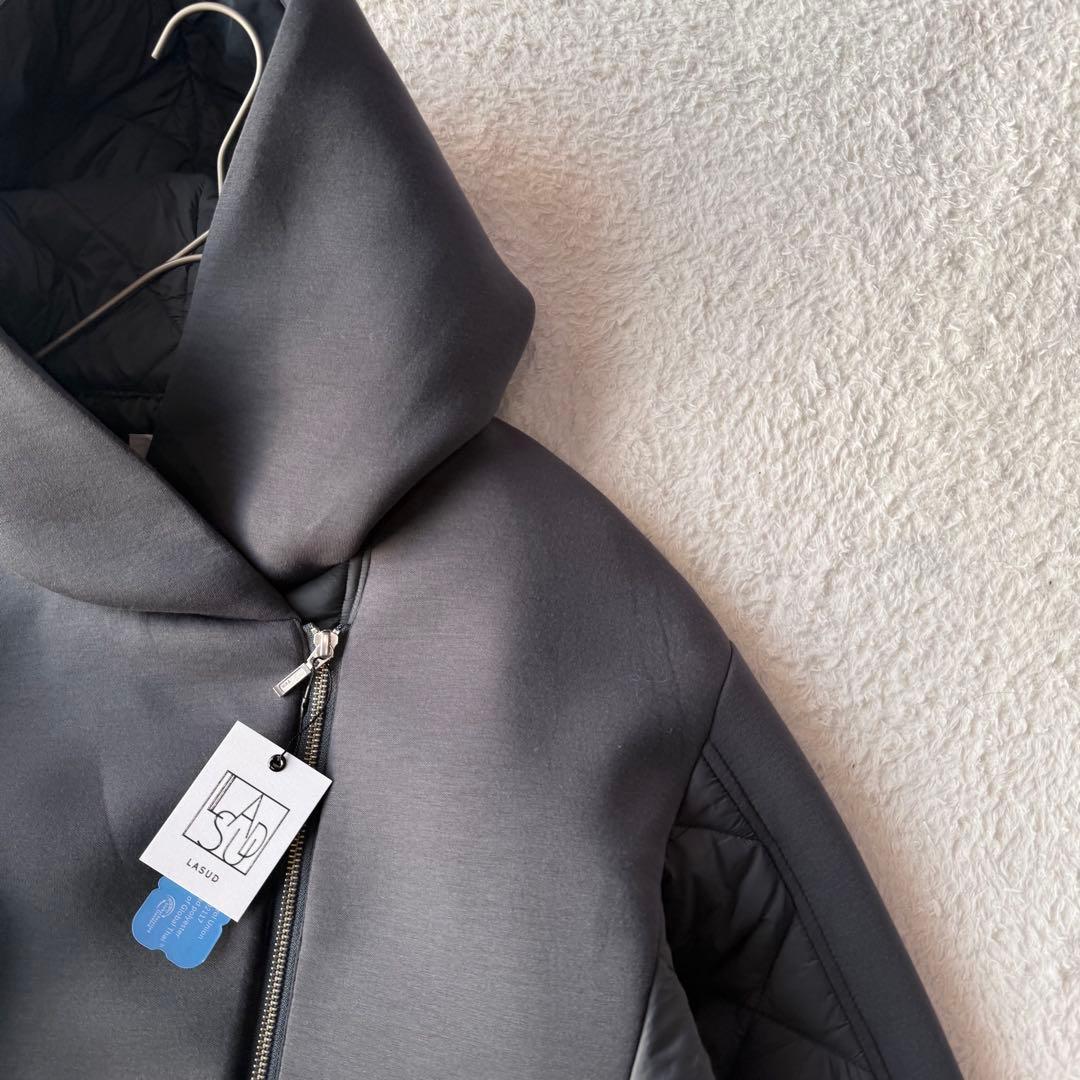 ラシュッド キルティング×スムースブルゾン スコットクラブ 新品未使用 グレー