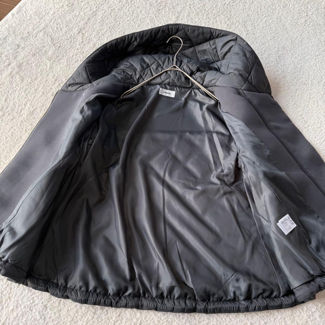 ラシュッド キルティング×スムースブルゾン スコットクラブ 新品未使用 グレー