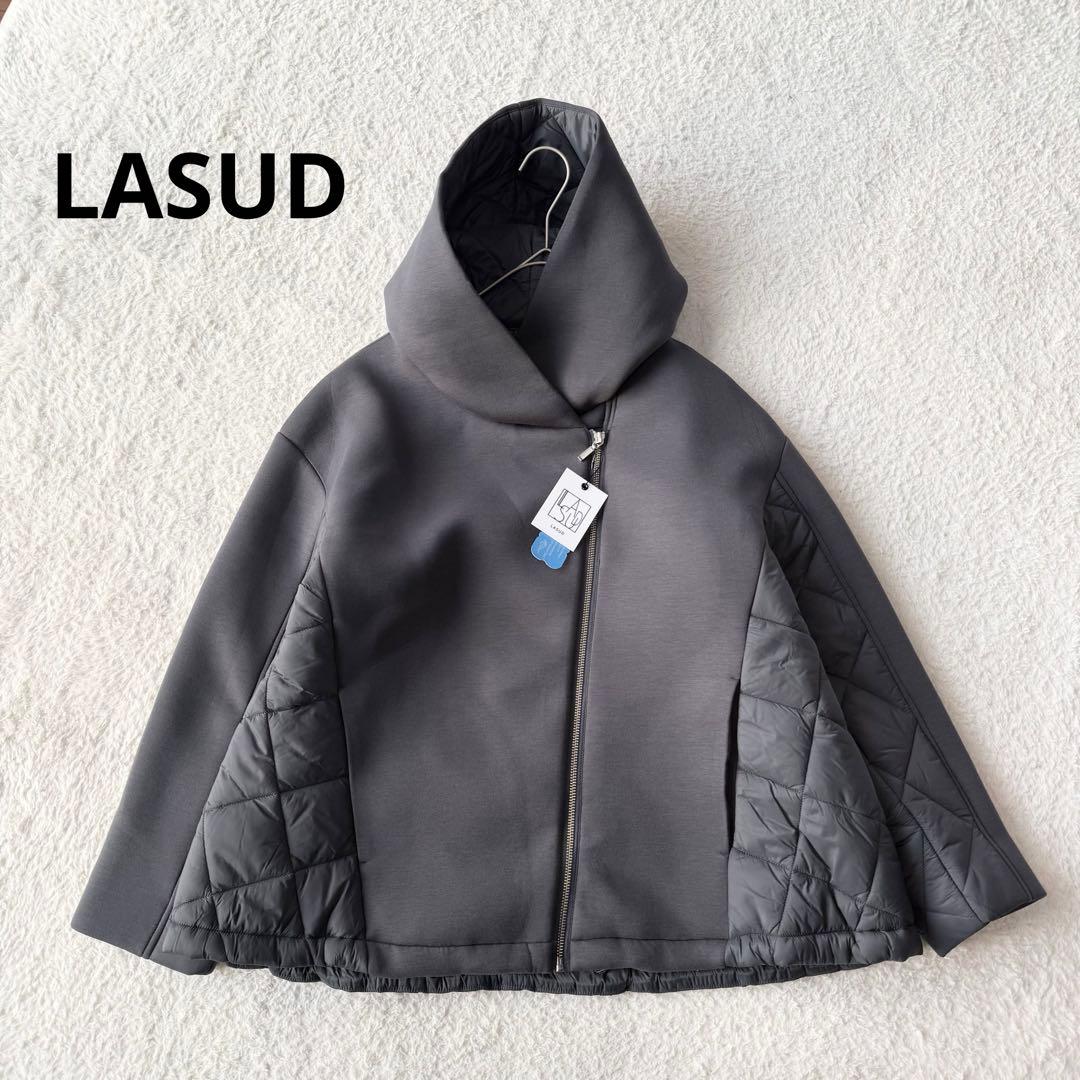 ラシュッド キルティング×スムースブルゾン スコットクラブ 新品未使用 グレー