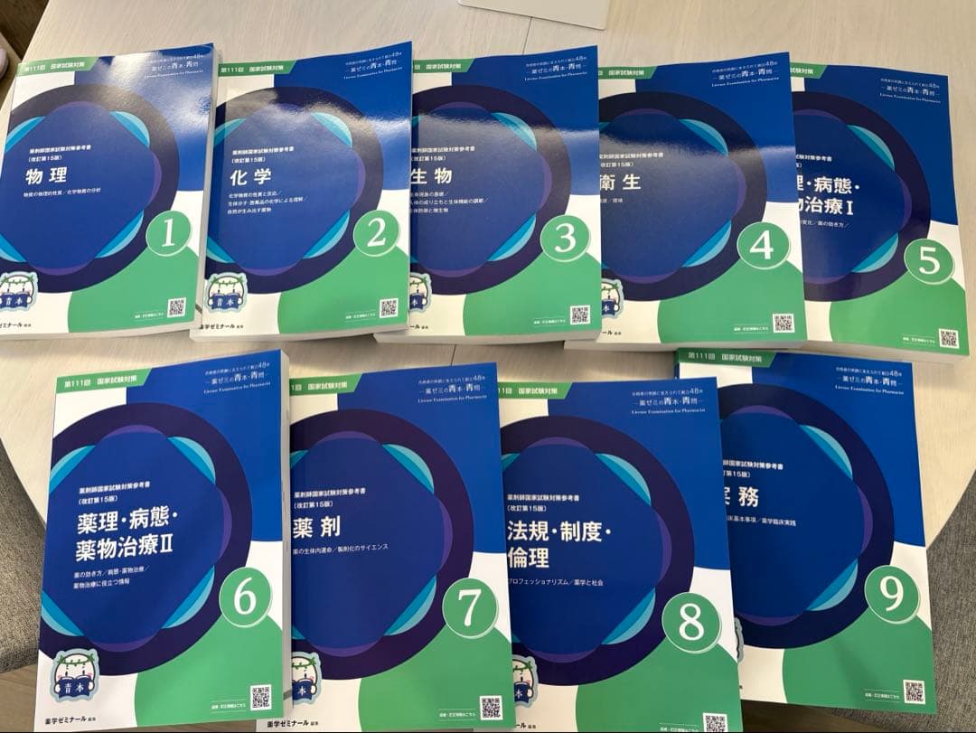 111回　薬剤師　国家試験　対策参考書　青本のみ
