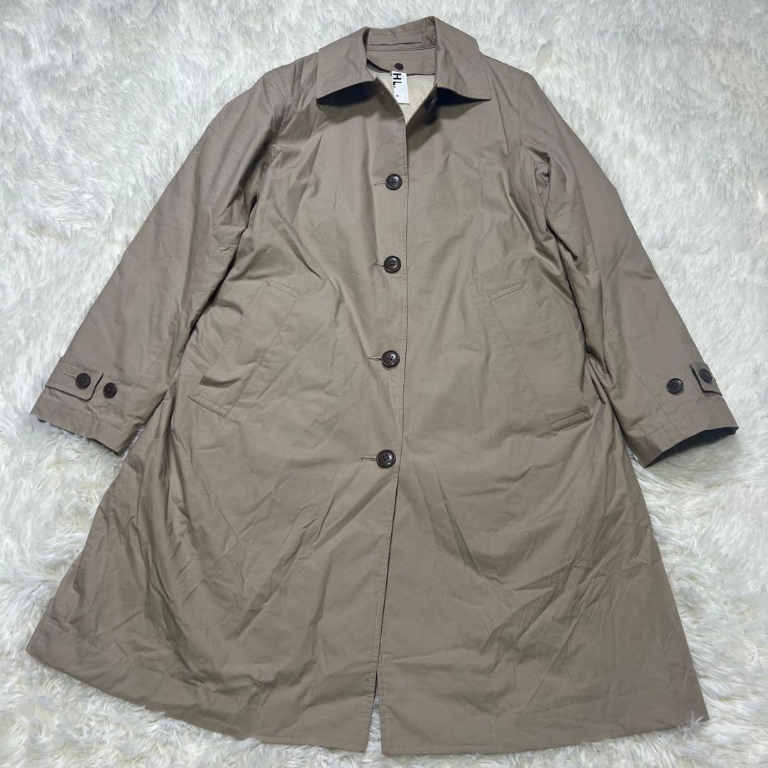 MHL. ダウンライナー付 ステンカラーコート ベージュ Lマーガレットハウエル