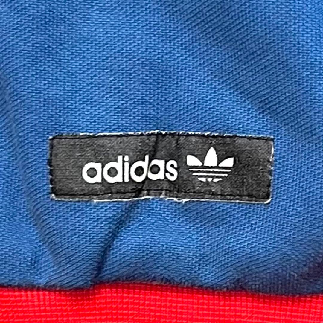【希少ビッグサイズ4XO‼️】adidas トラックジャケット 青 Y2K 古着
