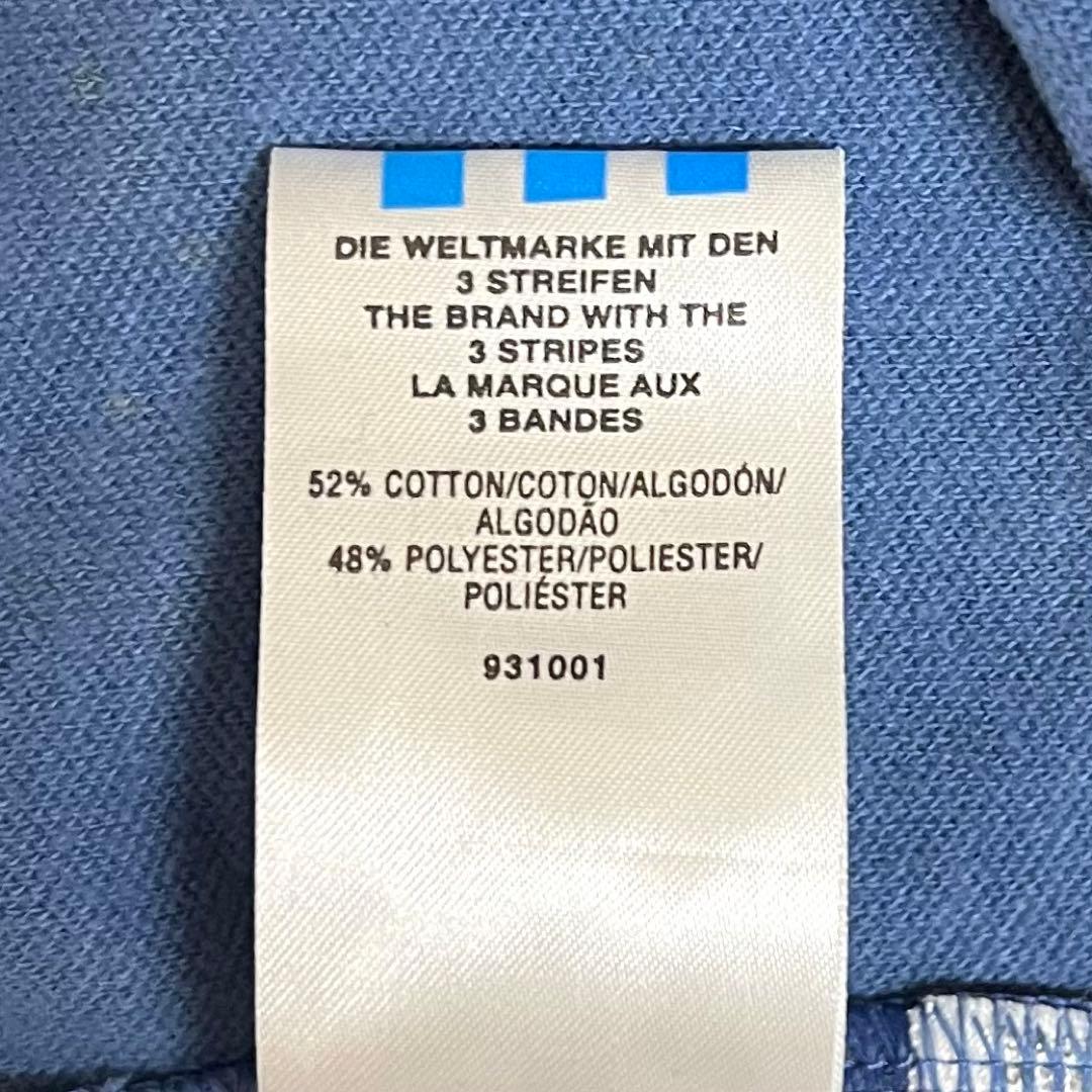 【希少ビッグサイズ4XO‼️】adidas トラックジャケット 青 Y2K 古着