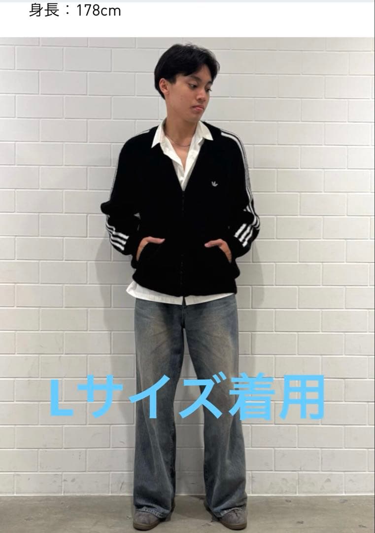 【新品】adidas SST トラックトップ ブラック 完売サイズL