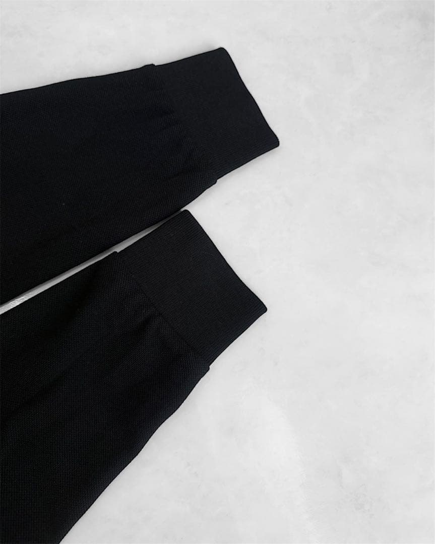 極美品　FRED PERRY 現行モデル　長袖ポロシャツ　ブラック　定価約2万円