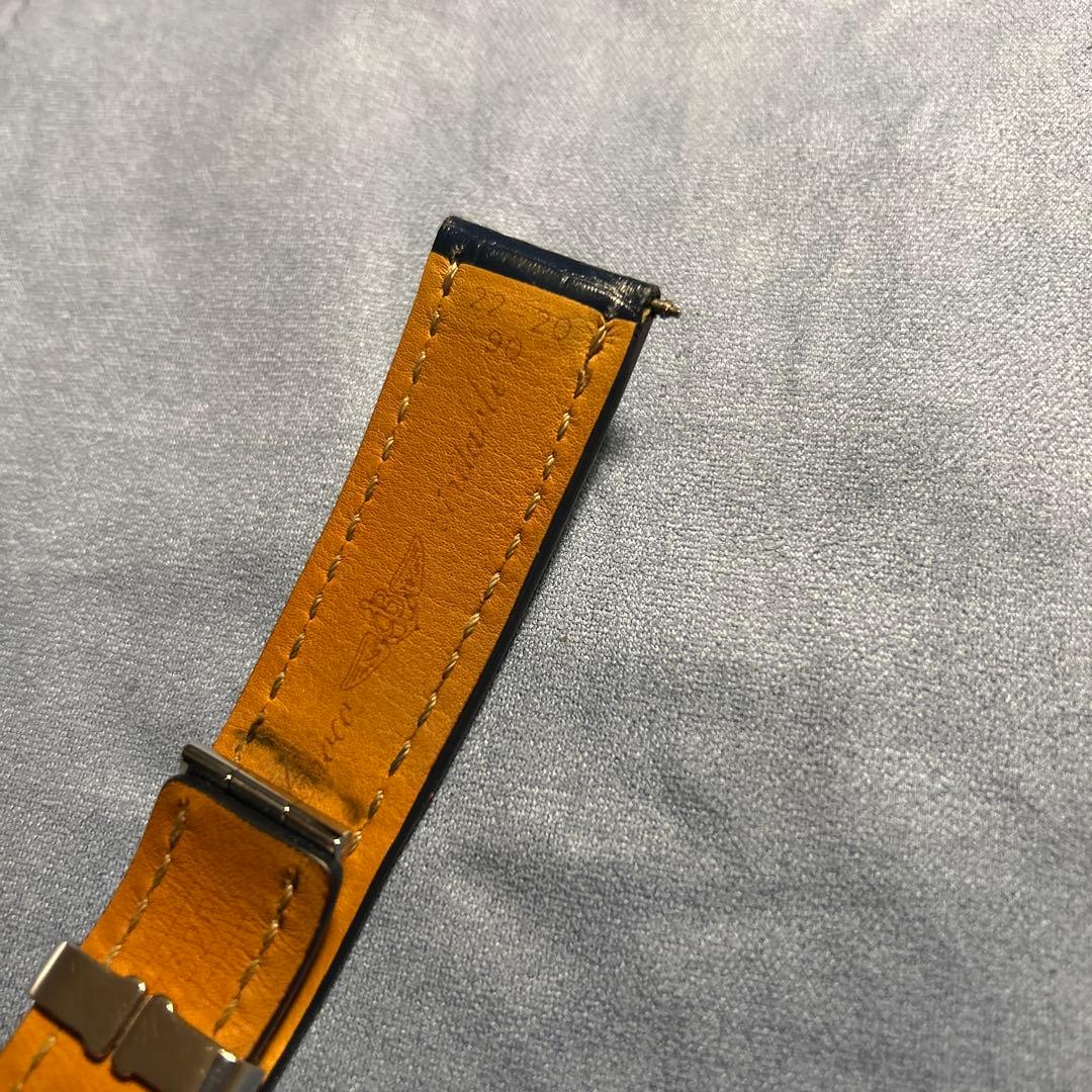 夏限定割引！⭐️純正⭐️生産終了⭐️ブライトリング　クロコダイルベルト　バックル付き