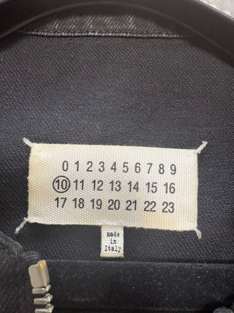 MAISON MARGIELA ブラックデニムジャケット